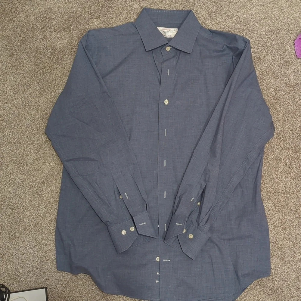 Lorenzo Uomo Men's Dress Shirt - Size 16 ½ - 32/33 - Trim Fit